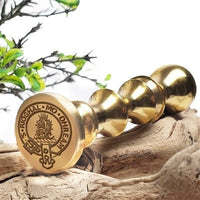 Family Crest or Clan Badge Custom Wax Seal Stamp from your Art! - Nostalgic Impressions