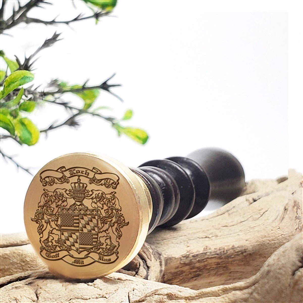 Family Crest or Clan Badge Custom Wax Seal Stamp from your Art! - Nostalgic Impressions