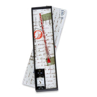 Glass Calligraphy Dip Pen & Ink Set Shimmering Colors - Nostalgic Impressions