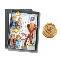Bead Wax Seal Kit with Bead Wax, Spoons and Wax Seal Stamp - Nostalgic Impressions