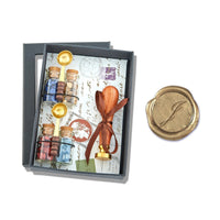 Bead Wax Seal Kit with Bead Wax, Spoons and Wax Seal Stamp - Nostalgic Impressions