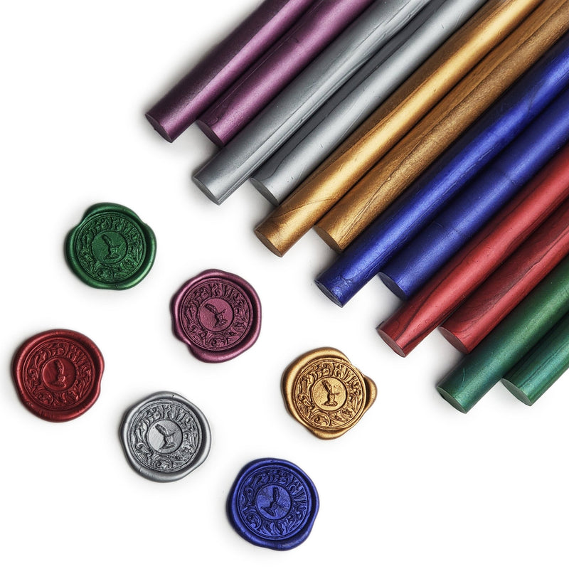 Multicolors Premium Sealing Wax with wick- 12PK Saver Pack Assortment –  Nostalgic Impressions