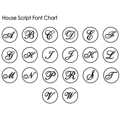 Initial Adhesive Wax Seal Quick-Ship Stickers 25PK - Nostalgic Impressions