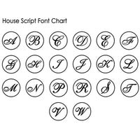 Initial Adhesive Wax Seal Quick-Ship Stickers 25PK - Nostalgic Impressions