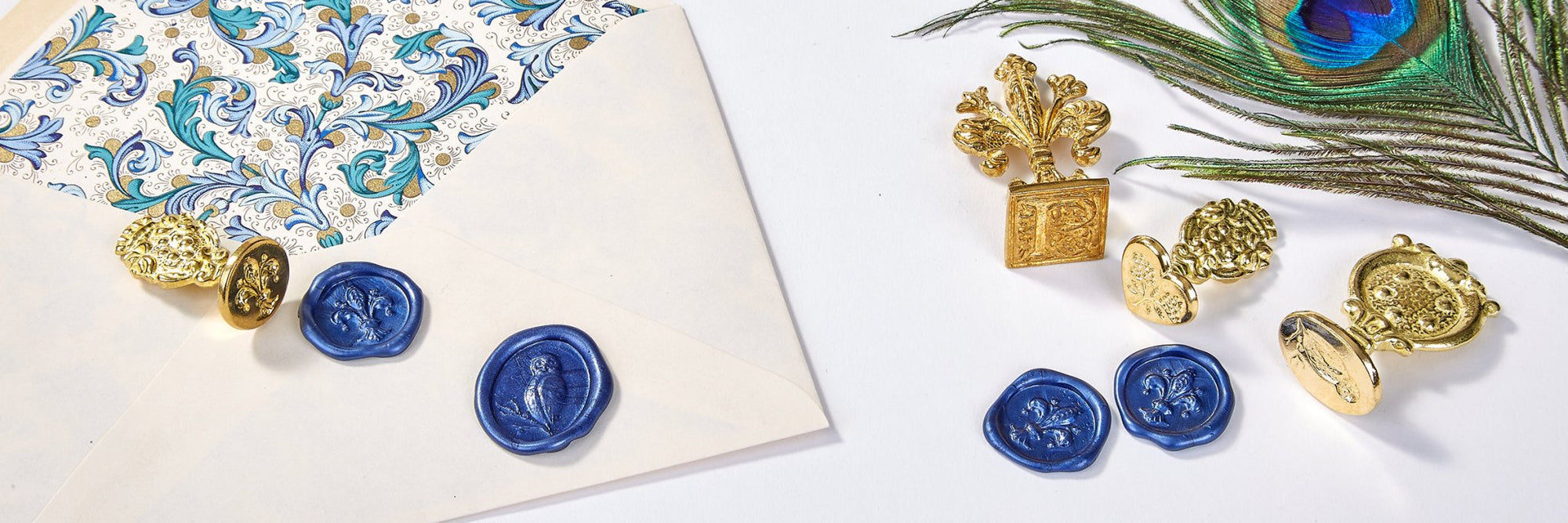 Florentine Brass Stamp Stock Symbols - Nostalgic Impressions