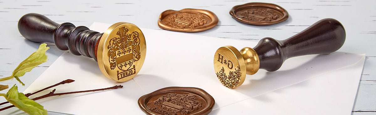 Wax Seal Stamps Family Crests and Custom Logos -Nostalgic Impressions