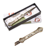 Elegant Letter Opener Paper Knife for envelopes with Classic Metal Detailing