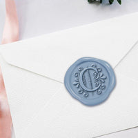 Apex Initial Adhesive Wax Seals #1155 Bundle with Stamp - Nostalgic Impressions