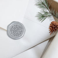 Joy Adhesive Christmas Wax Seal Stickers 8PK - Hand Pressed 1 1/4" - Nostalgic Impressions