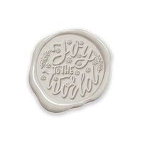 Joy Adhesive Christmas Wax Seal Stickers 8PK - Hand Pressed 1 1/4" - Nostalgic Impressions
