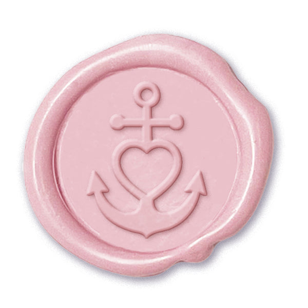 Anchored Heart Wax Seal Stamp #1382 -USA Handcrafted