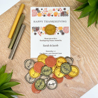 Thankful Wax Seal Stamp with Rosewood Wood Handle #1440 - Nostalgic Impressions