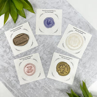 Self Adhesive Wax Seals Samples - Nostalgic Impressions