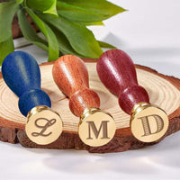 E - Z Monogram Maker: Create your Own Initial Custom Wax Seal Stamp - 3/4" Brass die - Nostalgic Impressions