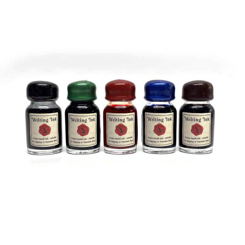 Writing Ink in Vintage Apothecary Jar with Wax Seal Cap (15ml / 0.5oz) sold by Nostalgic Impressions