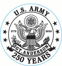 US ARMY 250 Year Anniversary Wax Seal Stamp Kit Special Edition-customizeable