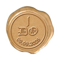 I DO with Custom Date Wax Seal Stamp #2523 - Nostalgic Impressions