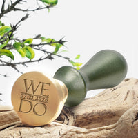 We Do Wedding Date Wax Seal Stamp with Custom Date - #2524 - Nostalgic Impressions