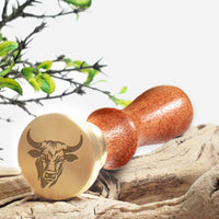 Bull Head Wax Seal Stamp #3107-USA Handcrafted
