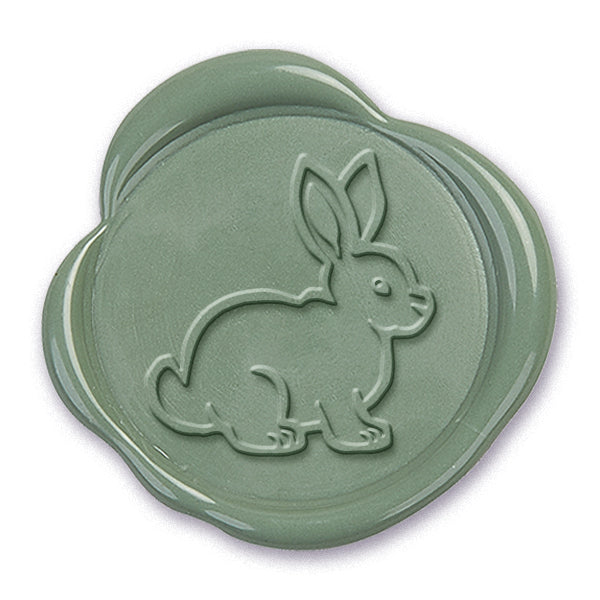 BUNNY ADHESIVE WAX SEAL STICKER