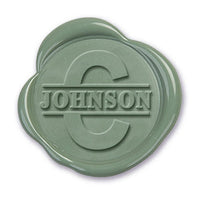 Name & Initial Custom Wax Seal Stamp #335 - Nostalgic Impressions