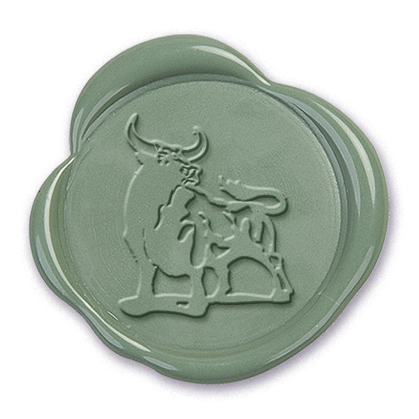 BULL ADHESIVE WAX SEAL STICKER