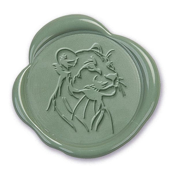 LIONESS ADHESIVE WAX SEAL STICKER