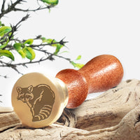 Racoon Wax Seal Stamp #3427- USA Handcrafted