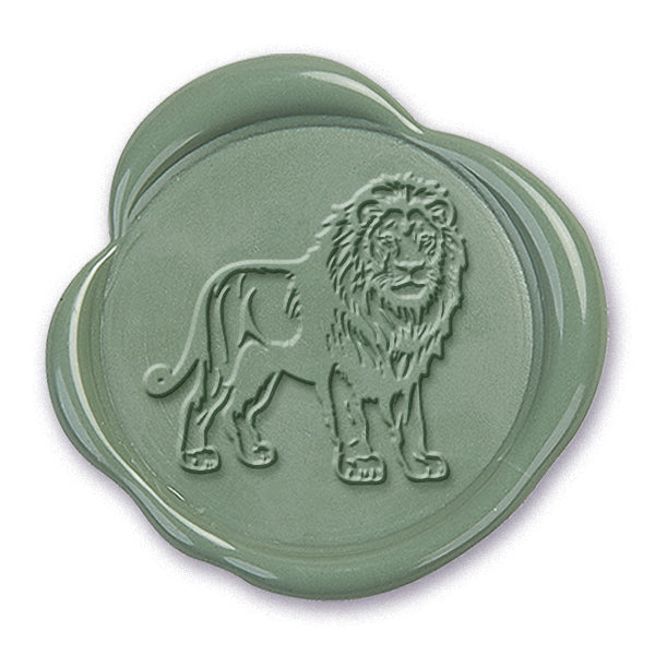 LION ADHESIVE WAX SEAL STICKER