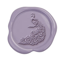 Peacock Hand Pressed Adhesive Wax Seals #3506PNS - Nostalgic Impressions