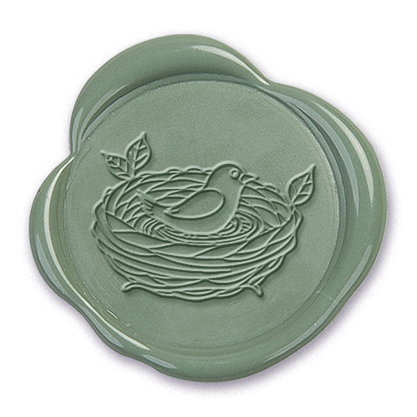 BIRDS NEST ADHESIVE WAX SEAL STICKER