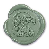 EAGLE HEAD ADHESIVE WAX SEAL STICKER