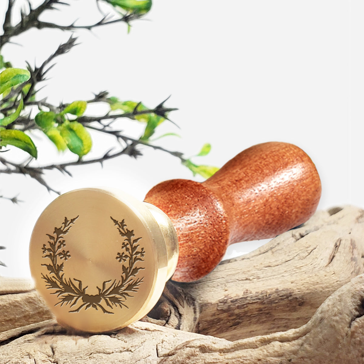 Wedding Wreath Wax Seal Stamp #4413 USA Handcrafted