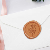 Grapes Hand Pressed Adhesive Wax Seals #5012PNS - Nostalgic Impressions