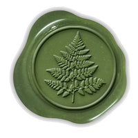 Fern Hand Pressed Adhesive Wax Seals #LS505HPNS - Nostalgic Impressions