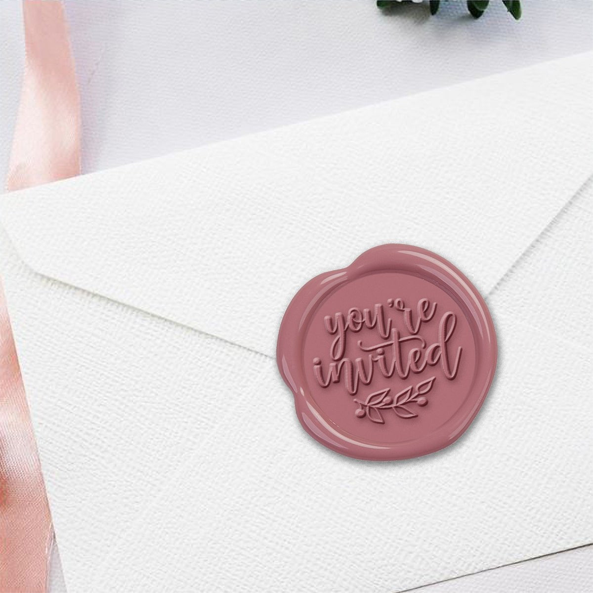 You're Invited Hand Pressed Adhesive Wax Seals #5067PNS - Nostalgic Impressions
