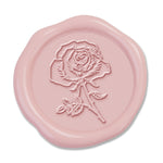 Rose Wedding Motif Adhesive Wax Seals #5158 - Nostalgic Impressions