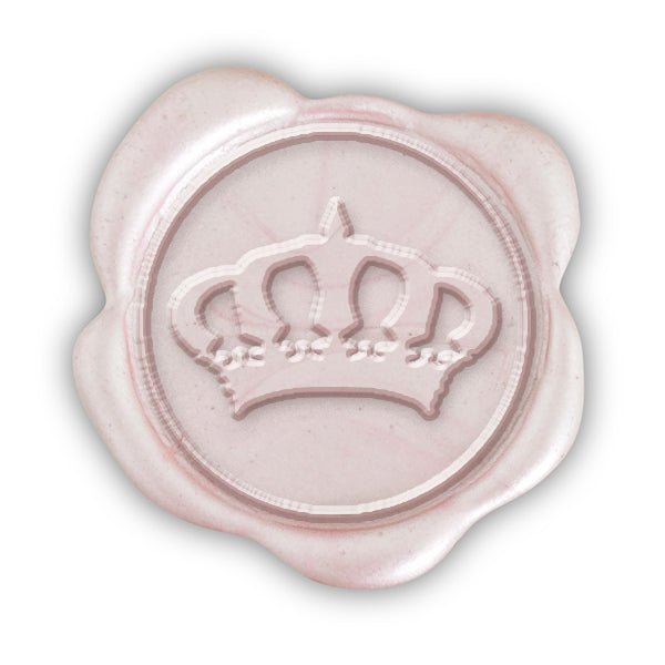Crown Hand Pressed Adhesive Wax Seals #LS521HPNS - Nostalgic Impressions