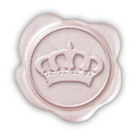 Crown Hand Pressed Adhesive Wax Seals #LS521HPNS - Nostalgic Impressions