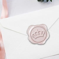 Crown Hand Pressed Adhesive Wax Seals #LS521HPNS - Nostalgic Impressions