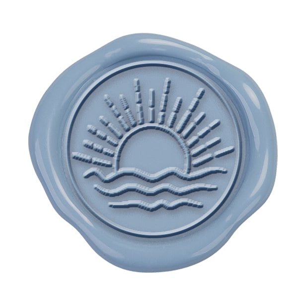 Sunrise Hand Pressed Adhesive Wax Seals #LS580HPNS - Nostalgic Impressions