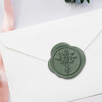 Wildflowers Hand Pressed Adhesive Wax Seals #LS591HPNS - Nostalgic Impressions