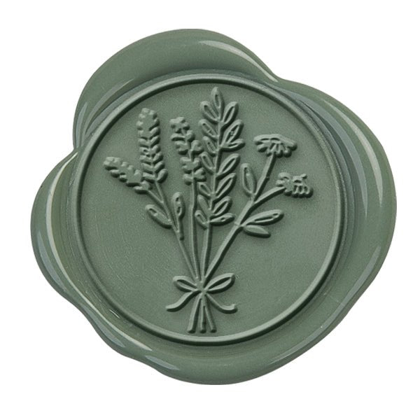 Wildflowers Wax Seal Stamp #LS591 - 1" - Nostalgic Impressions
