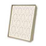 Silver Brocade Italian Note Cards Boxed Sets 4x6" - by Tassotti Italy 8/8