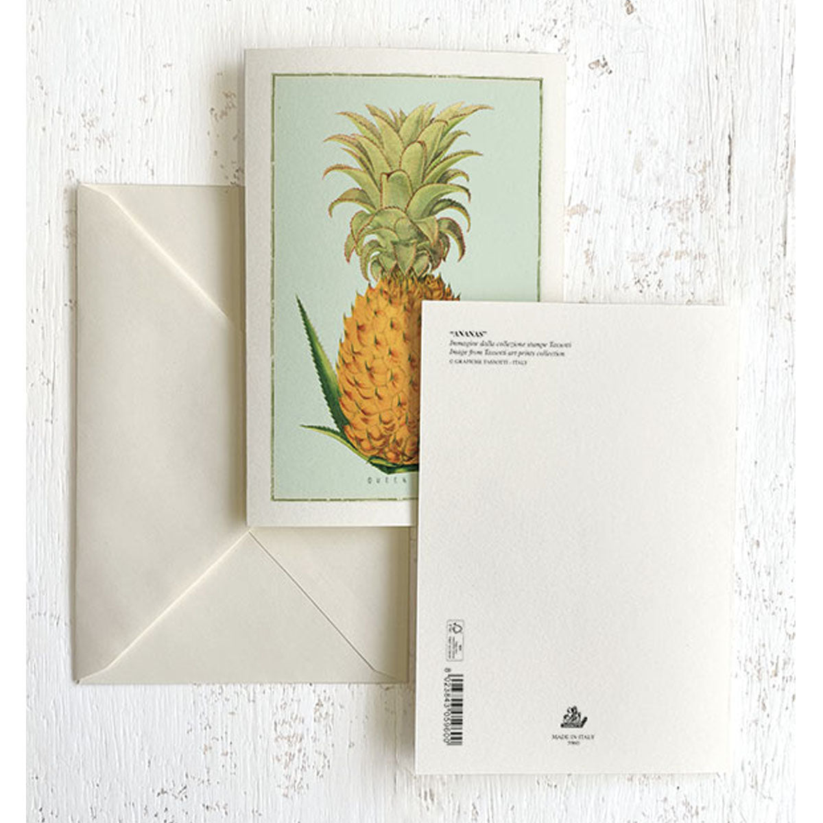 Pineapple Italian Note Cards Boxed Sets 4x6