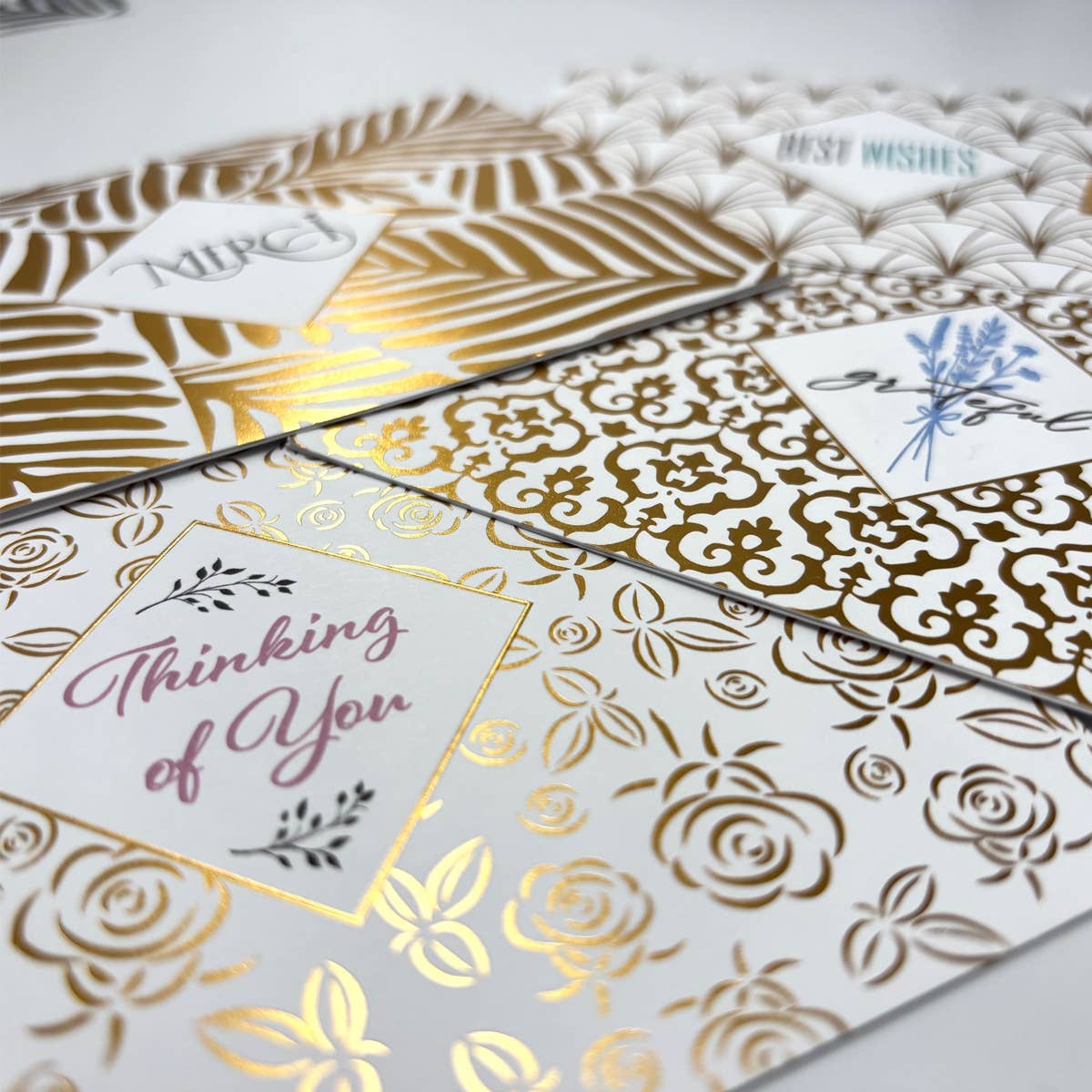 Gold Foil Merci Detail by Nostalgic Impressions