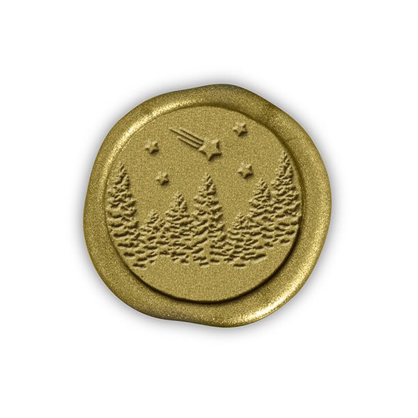 Winter Wonderland Adhesive Christmas Wax Seal Stickers 8PK - Hand Pressed 1 1/4" - Nostalgic Impressions