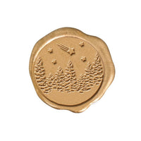 Winter Wonderland Adhesive Christmas Wax Seal Stickers 8PK - Hand Pressed 1 1/4" - Nostalgic Impressions
