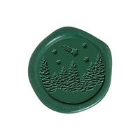 Winter Wonderland Adhesive Christmas Wax Seal Stickers 8PK - Hand Pressed 1 1/4" - Nostalgic Impressions
