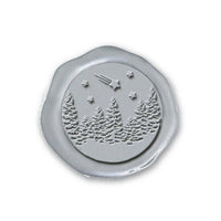 Winter Wonderland Adhesive Christmas Wax Seal Stickers 8PK - Hand Pressed 1 1/4" - Nostalgic Impressions